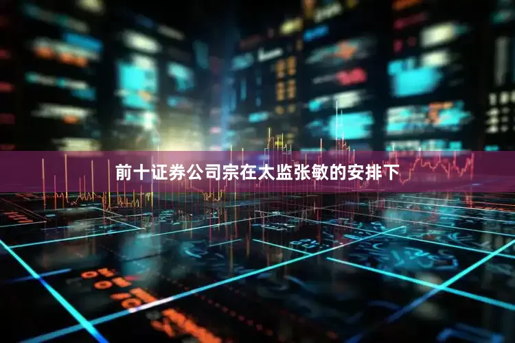 前十证券公司宗在太监张敏的安排下